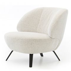 Fauteuil Emst vast ronde vorm