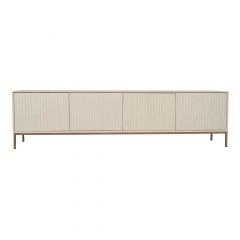 TV dressoir Madison 210cm mangohout zandkleur