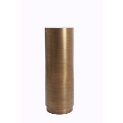Zuil ALARIOS cylinder antiek brons 100cm