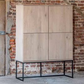 Bergkast Tygo laag 120cm eiken
