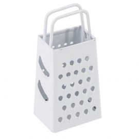 Mini rasp metaal wit
