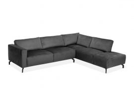 Hoekbank Steenwijk 3L+Ottomane Microvezel