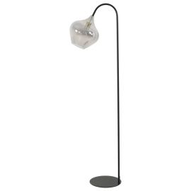 Vloerlamp 45x28x160cm Rakel mat zwart smoke