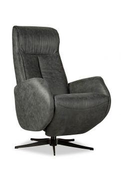 Relaxfauteuil Borne Microvezel Antraciet