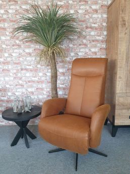 Relaxfauteuil Delden Microleder Cognac