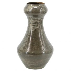 Metalen vaas olive 55cm hoog