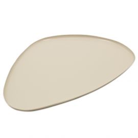 Metalen dienblad organisch zand marble