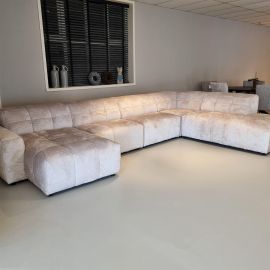 Veenendaal hoekbank u-bank teddystof Sheep