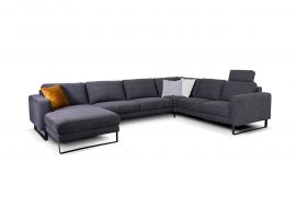 Ermelo Hoekbank U-bank moderne stof