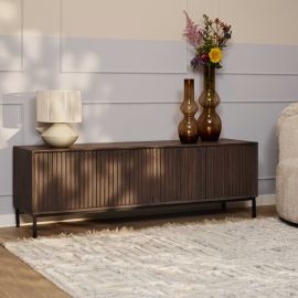 TV dressoir Madison 165cm mangohout walnoot