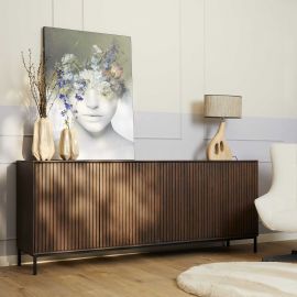 Dressoir Madison 210cm mangohout walnoot