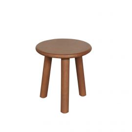 Salontafel Enzo 37cm rond mangohout walnoot