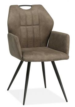 Armstoel Flare microvezelstof taupe