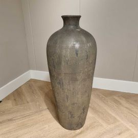 Kruik Keramiek XXL Rijssen D34H80CM Bruin