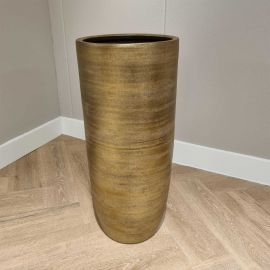 Keramiek XXL Vaas Hengelo D38H90CM goud