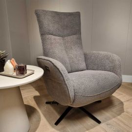Relaxfauteuil Dinxperlo draaibaar Macan Taupe