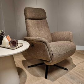 Relaxfauteuil Terborg draaibaar Vista Brown