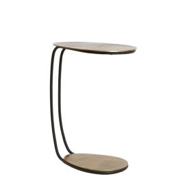 Bijzettafel MARSH antiek brons 43x27x53 cm