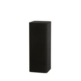 Zuil ALURIO mat zwart vierkant 80cm