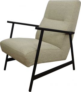 Retro fauteuil Sil houten armleuningen