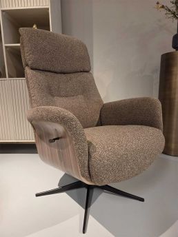 Relaxfauteuil Hengelo handbediend bruin