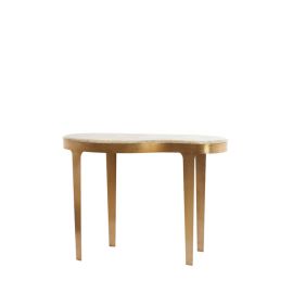 Sidetable GIULIO marmer en brons 110x40x80cm