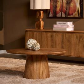 Salontafel Solana mangohout naturel 80cm rond