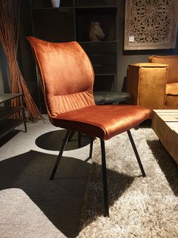Stoel Spirit Velvet Koper