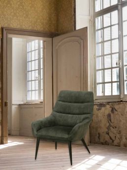 Fauteuil Label Velvet Groen
