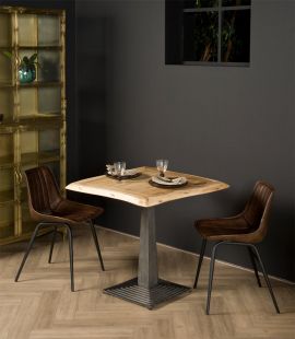 Bistro tafel boomstam 80x80