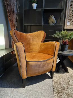 Fauteuil Deventer Velvet goud