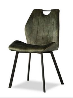 Stoel Joli Velvet Antraciet