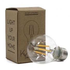 LED lamp 4 watt dimbaar bol klein