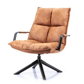 Fauteuil Mitchell Topper cognac