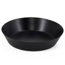 Metalen schaaltje zwart 10cm