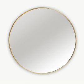 Ronde spiegel goud 80 cm alu