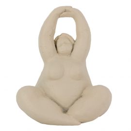 Decoratiebeeldje curves - zittend