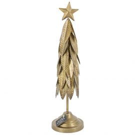 Kerstboom metaal goud | small